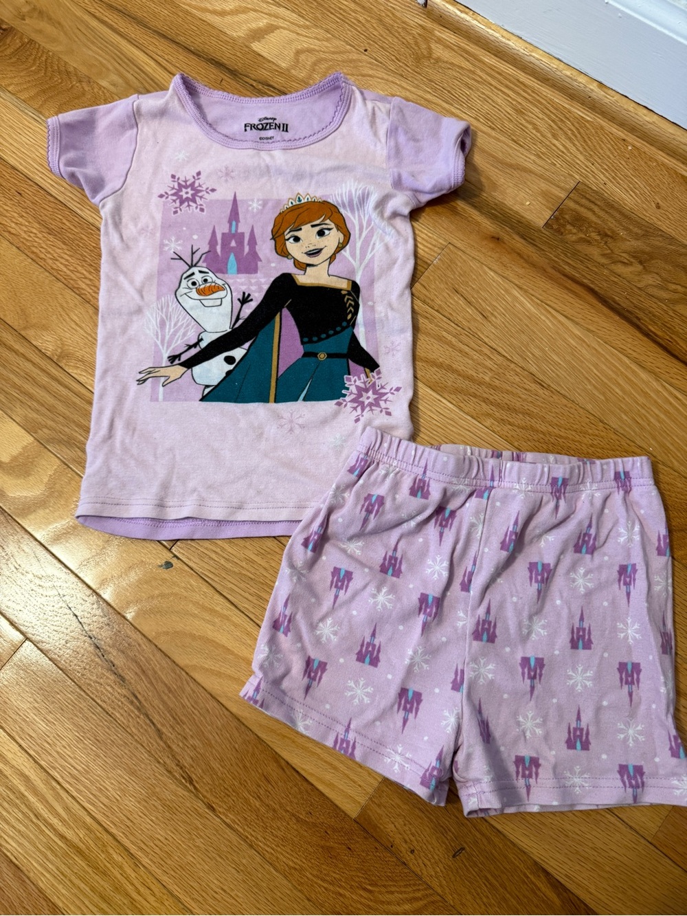 Lilac Anna & Olaf Kids Pajama Set